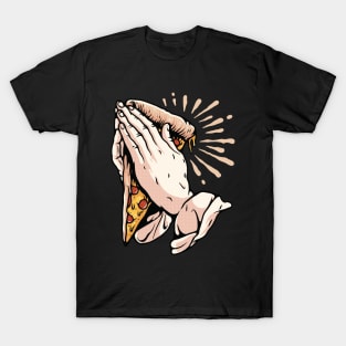 Praying hand pizza T-Shirt